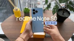 NEW REALME NOTE 50 64GB ROM + 3GB RAM 6.74"INCHES ULTRA CLEAR SCREEN IPS LCD Display Dual SIM (Nano-SIM)Dual SIM (Nano-SIM) USB TYPE C 5000 mAh Li-Po Battery IPS4 ANDROID 13