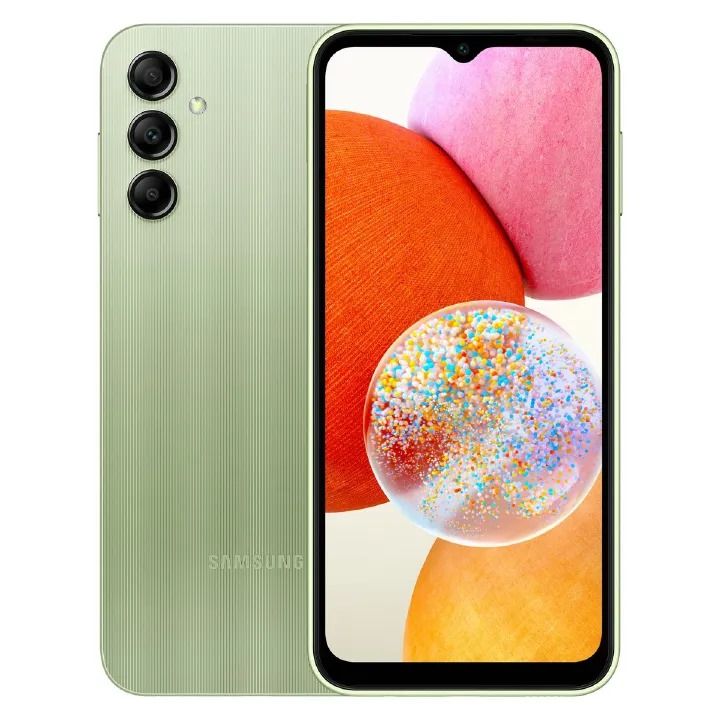 New Arrival Samsung Galaxy A14 4G Smartphone, 6.6", 128GB + 4GB RAM 50MP+2MP+2MP Camera (Dual SIM), 5000mAh Type C Charge MicroSD (Up to 1TB) SMARTPHONES