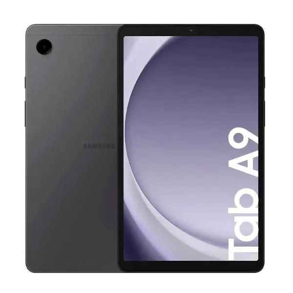 Samsung Galaxy Tab A9 RAM:4 GB RAM /64GB ROM Chipset: Mediatek Helio G99(6nm) Display:8.7inch TFT LCD Resolution: 800 x 1340 pixels Main Camera: 8 MP Selfie Camera:2MP Battery:5,100 mAh OS: Android 13