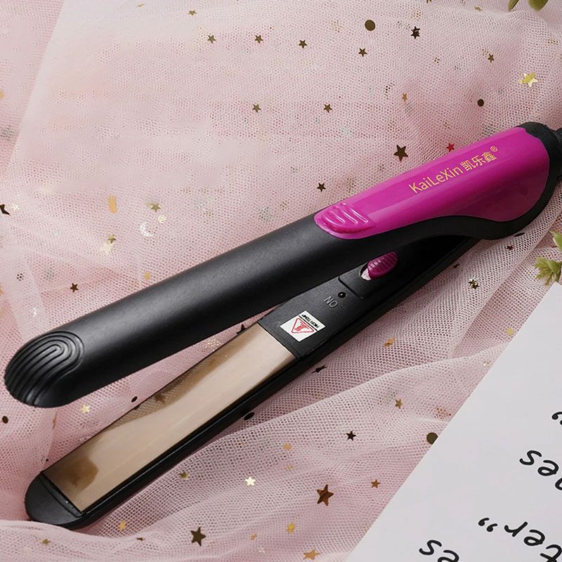 Curling Iron Hair Straightener Straight Curly Hair Dual-Use Bangs Splint Does Not Hurt Hair Household Ironing Hair Straightener Hair Styling Tools Hair Beauty Straightening Board Heating Plate