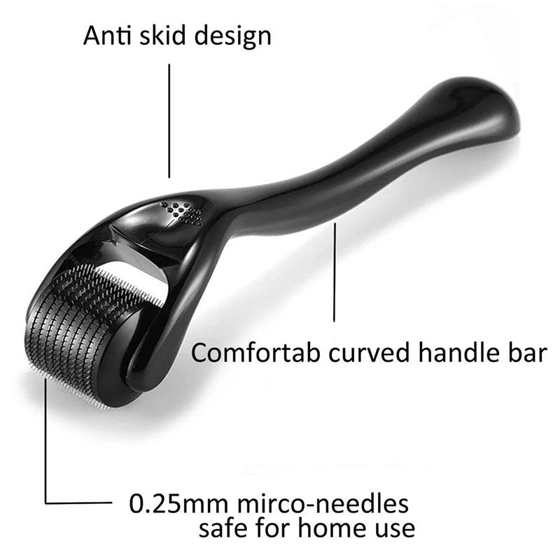 540 Micro needle Rollers Dermatological Derma Micro Needles Titanium Help Hair Softens Acne Scars Skin Face Care Tool, Face Roll Tool 540 Needles for Facial,Derma Roller for Skin,Beard & Hair Growth