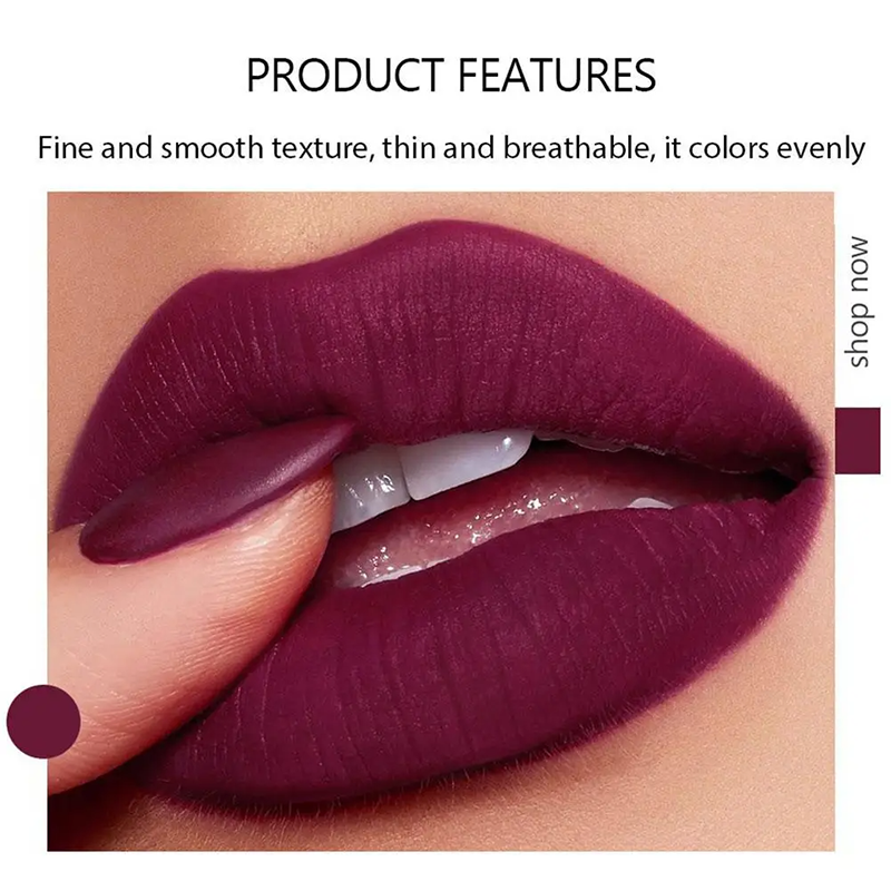 Matte 5-color Lipstick Set Velvet Lip Stick Non-stick Lip Gloss Moisturize Long Lasting Waterproof Red Lipstick Lip Makeup Cosmetics Kit