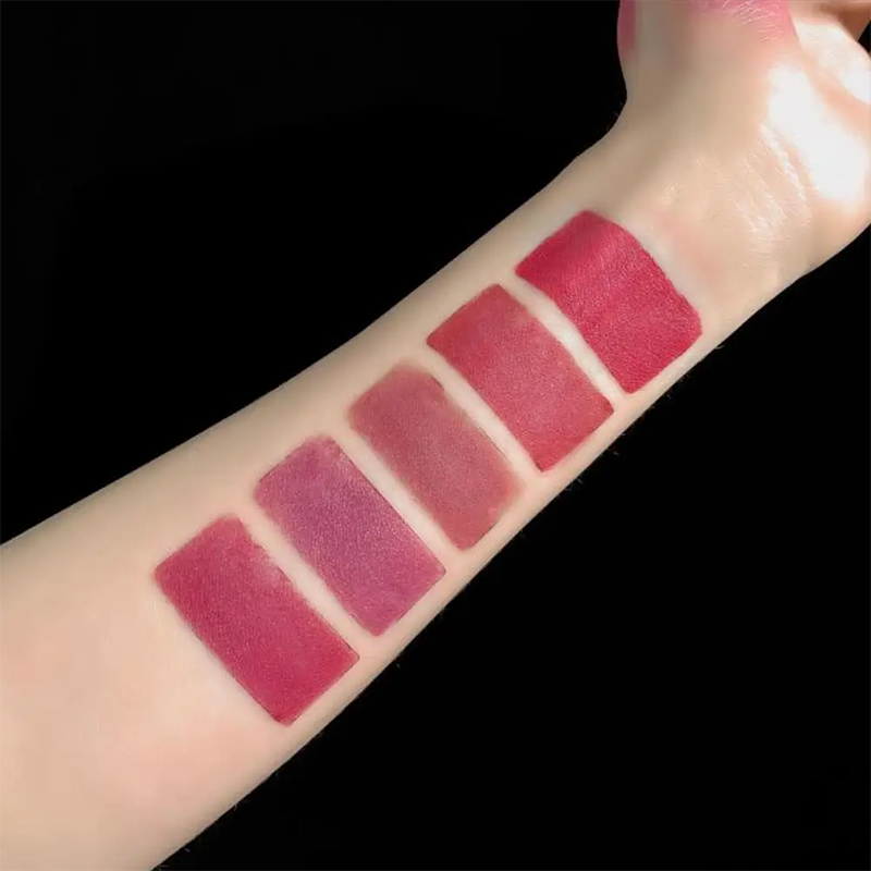 Matte 5-color Lipstick Set Velvet Lip Stick Non-stick Lip Gloss Moisturize Long Lasting Waterproof Red Lipstick Lip Makeup Cosmetics Kit