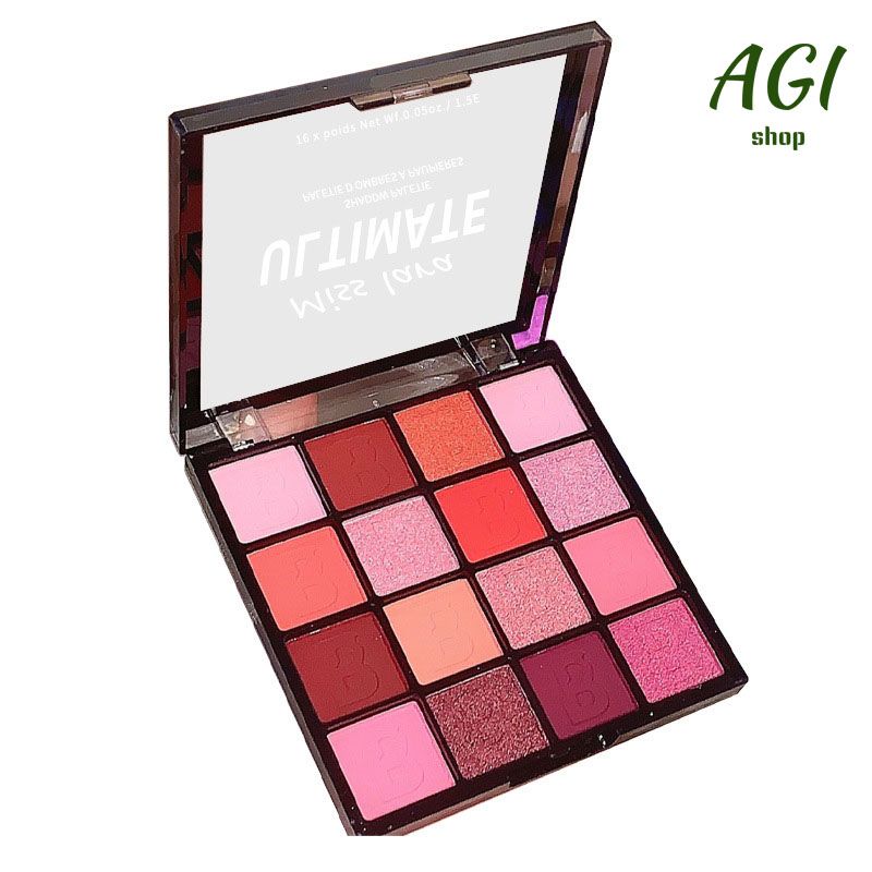 16 Colors Eyeshadow Palette Matte Glitter Pearlescent Powder Delicate Easy To Clear Shimmer Eye Shadow Green Spirit Make Up Cosmetic Makeup Profissional Paletas