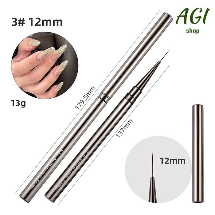 Nail Art Liner Brushes Hand Painted Brush Acrylic UV Gel Colours Paints Builder Drawing Pen DIY Manicure Design Accessories Nail Care Tool