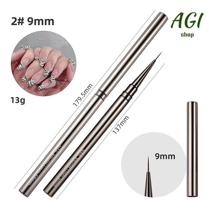 Nail Art Liner Brushes Hand Painted Brush Acrylic UV Gel Colours Paints Builder Drawing Pen DIY Manicure Design Accessories Nail Care Tool