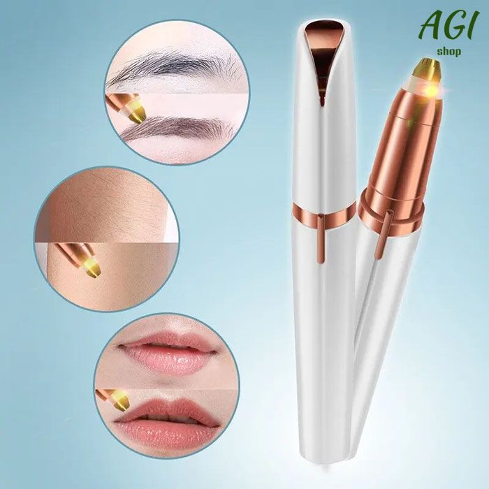 Women Electric Eyebrow Trimmer Eye Brow Shaper Pencil Face Hair Remover Eyebrow Shavers USB Charging, Automatic Eyebrow Shavers Pocketknife Mini Shaper Shaver Painless Razor Facial Hair Remover