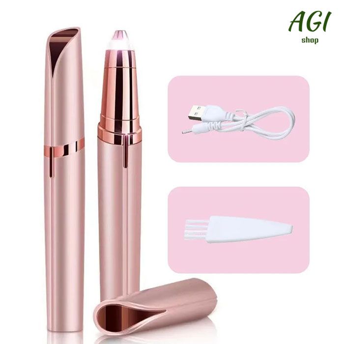 Women Electric Eyebrow Trimmer Eye Brow Shaper Pencil Face Hair Remover Eyebrow Shavers USB Charging, Automatic Eyebrow Shavers Pocketknife Mini Shaper Shaver Painless Razor Facial Hair Remover