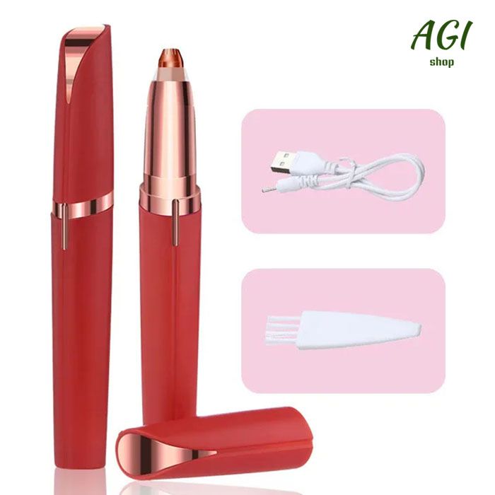 Women Electric Eyebrow Trimmer Eye Brow Shaper Pencil Face Hair Remover Eyebrow Shavers USB Charging, Automatic Eyebrow Shavers Pocketknife Mini Shaper Shaver Painless Razor Facial Hair Remover