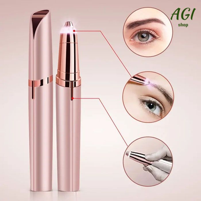 Women Electric Eyebrow Trimmer Eye Brow Shaper Pencil Face Hair Remover Eyebrow Shavers USB Charging, Automatic Eyebrow Shavers Pocketknife Mini Shaper Shaver Painless Razor Facial Hair Remover