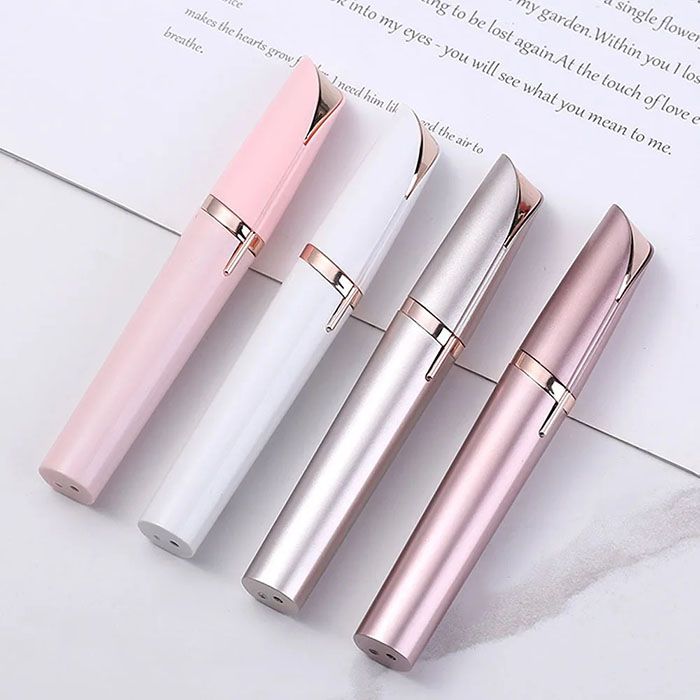 Women Electric Eyebrow Trimmer Eye Brow Shaper Pencil Face Hair Remover Eyebrow Shavers USB Charging, Automatic Eyebrow Shavers Pocketknife Mini Shaper Shaver Painless Razor Facial Hair Remover