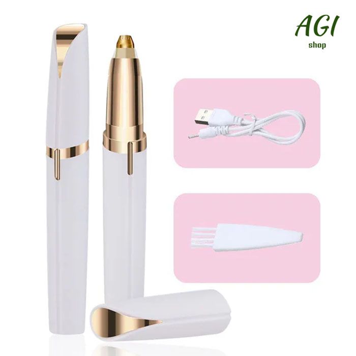 Women Electric Eyebrow Trimmer Eye Brow Shaper Pencil Face Hair Remover Eyebrow Shavers USB Charging, Automatic Eyebrow Shavers Pocketknife Mini Shaper Shaver Painless Razor Facial Hair Remover