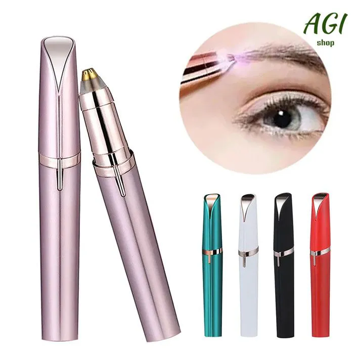 Women Electric Eyebrow Trimmer Eye Brow Shaper Pencil Face Hair Remover Eyebrow Shavers USB Charging, Automatic Eyebrow Shavers Pocketknife Mini Shaper Shaver Painless Razor Facial Hair Remover