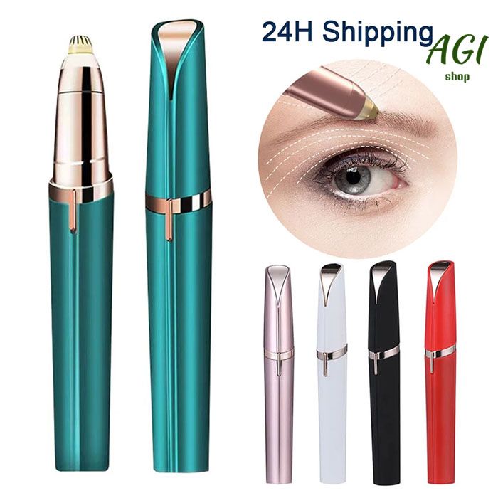 Women Electric Eyebrow Trimmer Eye Brow Shaper Pencil Face Hair Remover Eyebrow Shavers USB Charging, Automatic Eyebrow Shavers Pocketknife Mini Shaper Shaver Painless Razor Facial Hair Remover