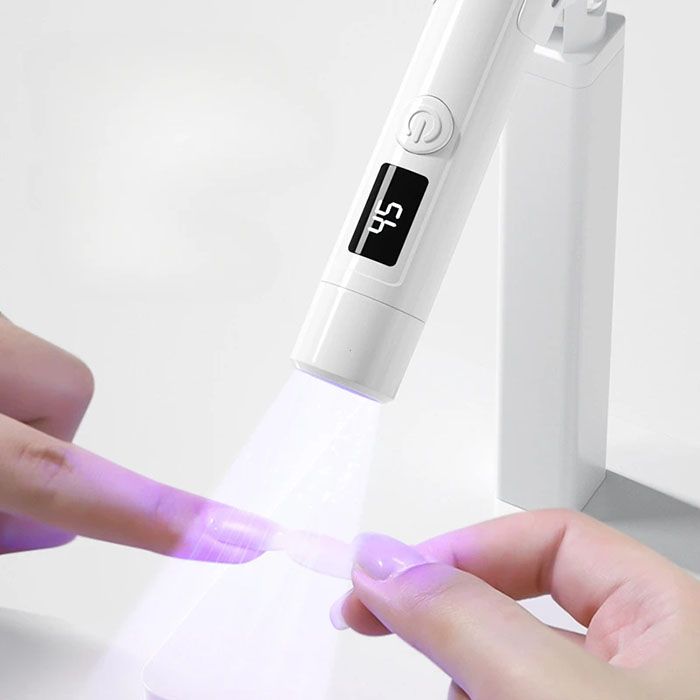Portable Led Nail Lamp Rechargeable UV Led Lamp for Nails Gel Dry, Cordless Resin Curing UV Light Mini Nails Dryer, USB LED Nail Quick Drying Light Handheld Manicure Lamp For Gel Varnish