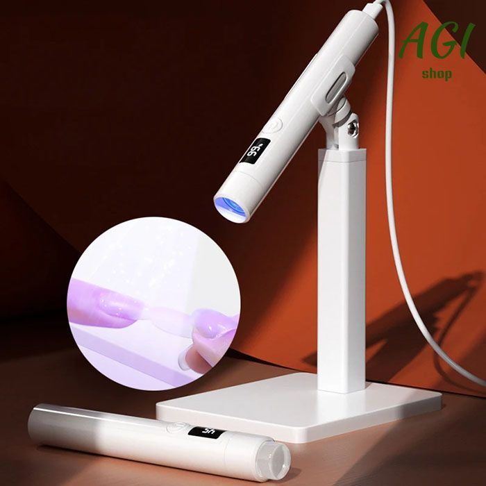 Portable Led Nail Lamp Rechargeable UV Led Lamp for Nails Gel Dry, Cordless Resin Curing UV Light Mini Nails Dryer, USB LED Nail Quick Drying Light Handheld Manicure Lamp For Gel Varnish