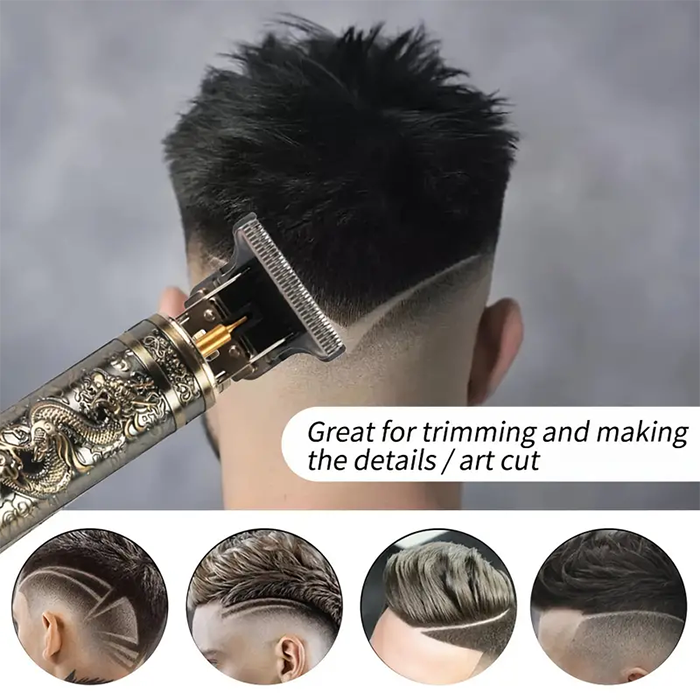 Professional Hair Clipper, Electric Shaver With LCD Display, Hair Clipper, Beard Trimmer, USB-C Charging, Cordless Long Hair Trimmer, Hair/Beard Trimmer Set With 4 Attachment Combs, Holiday Gift