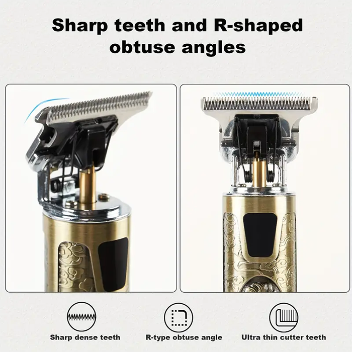 Professional Hair Clipper, Electric Shaver With LCD Display, Hair Clipper, Beard Trimmer, USB-C Charging, Cordless Long Hair Trimmer, Hair/Beard Trimmer Set With 4 Attachment Combs, Holiday Gift