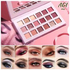 18 Colors Eyeshadow Pallete, Pearlescent Matte Glitter Eyeshadow Palette Make Up Eyeshadow Beauty Eye Pallete Waterproof Concealer Makeup Pallete Lasting-Effect Eye Shadow