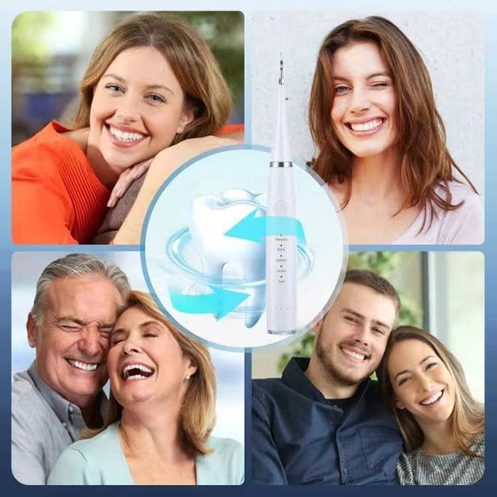 Electric Toothbrush Sonic Dental Teeth Whitening Kit Tooth Whitener Calculus Tartar Remover Tools Cleaner Stain Oral Care, Whitening Instrument Waterproof USB Fast Charging Device For Dental Brush