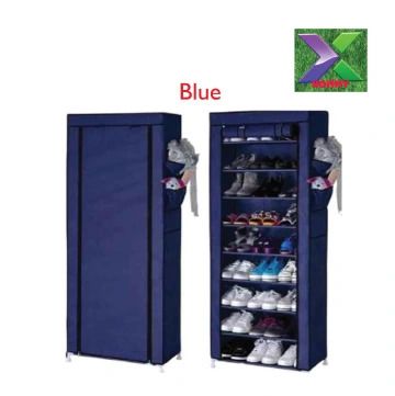 HOT DEALS!!Single column 9- layers shoerack Non-woven Cloth Shoe Rack Portable Shoe Rack