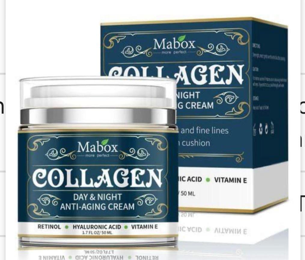 MABOX cosmetics moisturizing cream collagen cream moisturizing skin care product.Fights the signs of aging,promotes skin renewal,firm and tighten loose skin and boosts elasticity and skin radiance