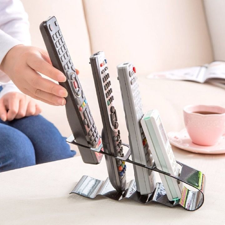 4-TIER TV/DVD/VCR Organizer Remote Control Storage Mobile Phone Holder Stand Organizer Case