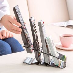 4-TIER TV/DVD/VCR Organizer Remote Control Storage Mobile Phone Holder Stand Organizer Case