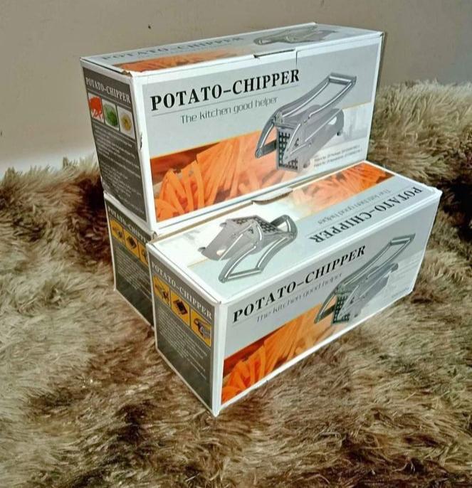 Heavy duty Potato Chipper Slicer Chip Cutter Maker French Fries.Heavy duty Stainless Steel Chips Fries Potato Cutter-Chopper Blenders, Grinders & Juicers