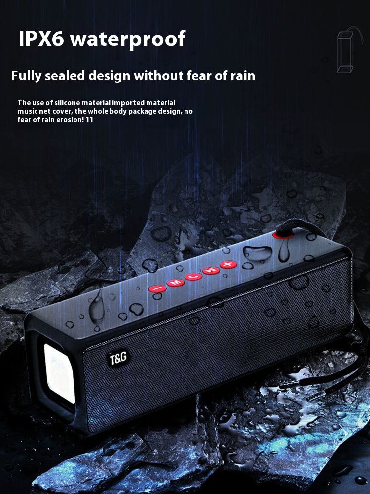 Bluetooth speaker Hi-Fi Loudspeaker Support USB/TF card Bluetooth Accessories Outdoor Sports Speakers FM Radio Portable Speakers