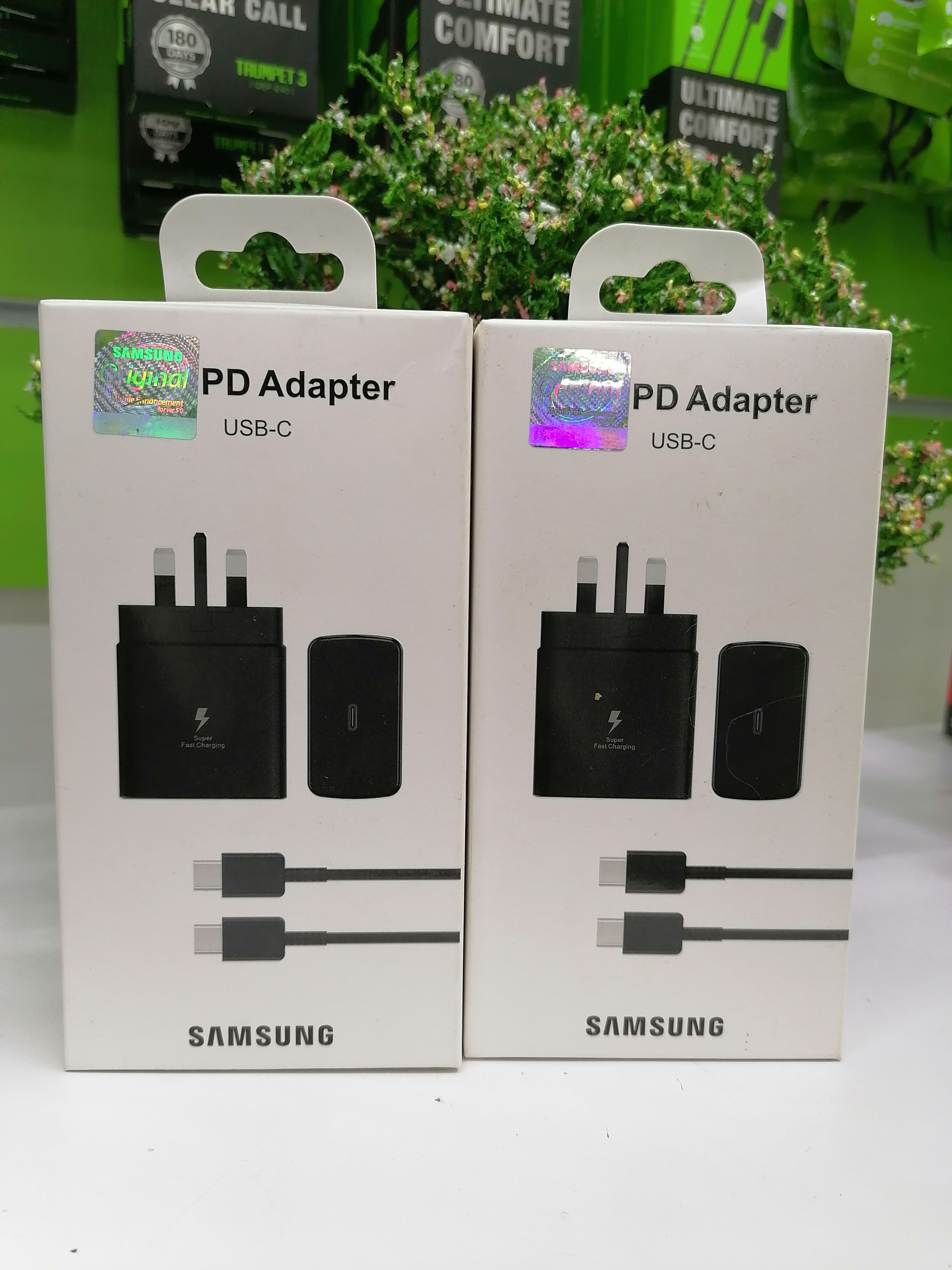 Original Samsung  25W USB-C Super Fast  Wall Charger Set