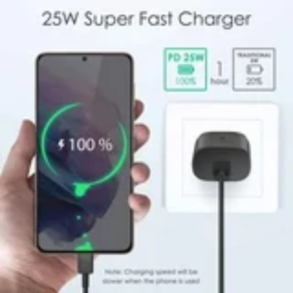 Original Samsung  25W USB-C Super Fast  Wall Charger Set