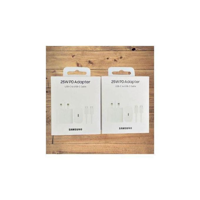 Original Samsung  25W USB-C Super Fast  Wall Charger Set