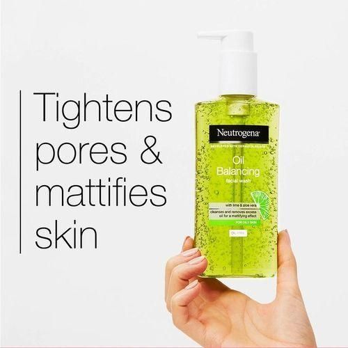 Neutrogena Oil Balancing Facial Wash With Lime,Oil Free For Oily Skin- 200ml