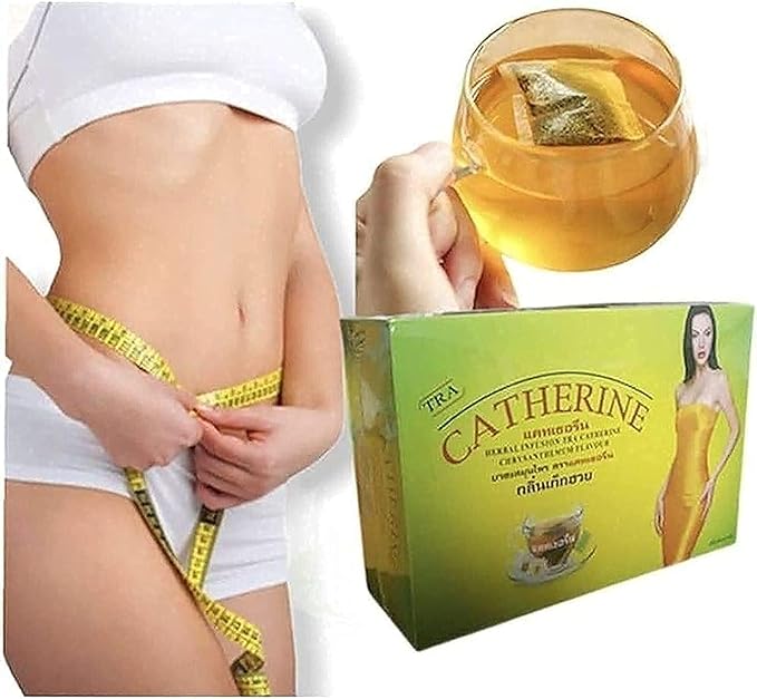 Catherine Slimming (ORIGINAL) Herbal Tea Weight loss Flat Tummy Tea Diet 32 Tea Bags