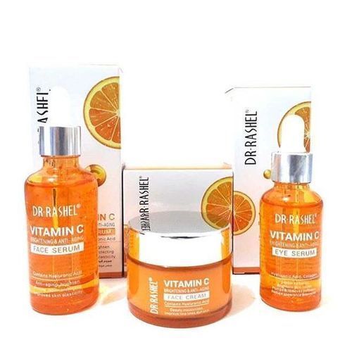Dr. Rashel ORIGINAL Vitamin C Face Cream+Face Serum+Eye Serum