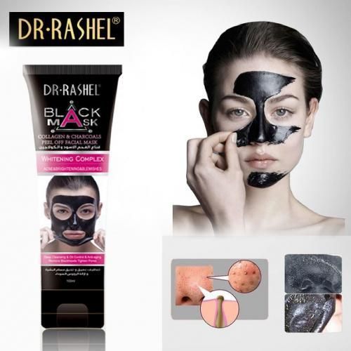 Dr. Rashel (ORIGINAL) Black Mask Collagen & Charcoal Peel Off Facial Mask-60ml
