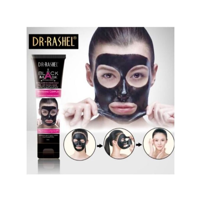 Dr. Rashel (ORIGINAL) Black Mask Collagen & Charcoal Peel Off Facial Mask-60ml