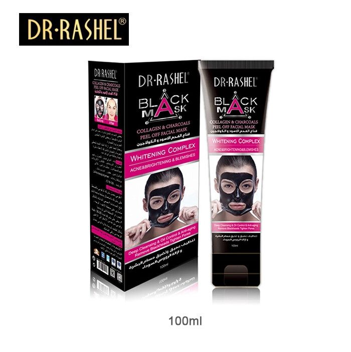 Dr. Rashel (ORIGINAL) Black Mask Collagen & Charcoal Peel Off Facial Mask-60ml