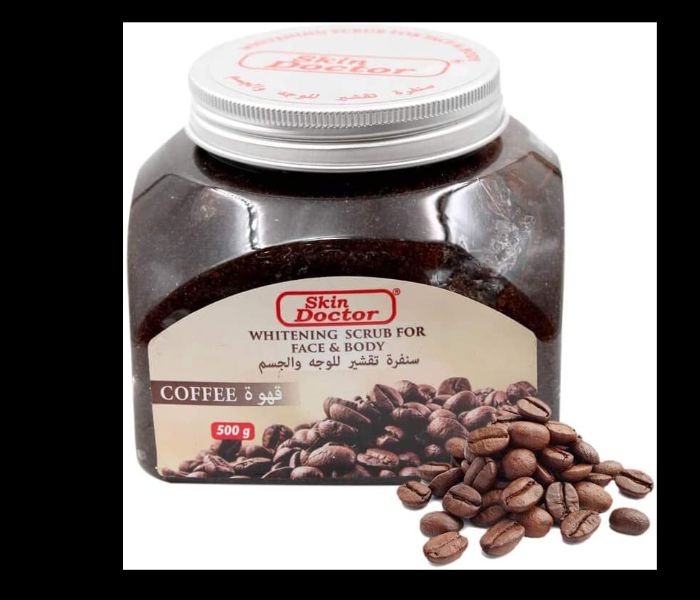 Skin Doctor Coffee Whitening Scrub For Face & Body 500Ml