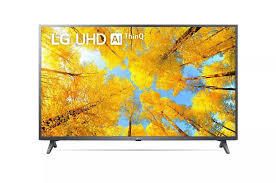 LG UHD 4K TV 43 Inch UQ7500 Series, Cinema Screen Design 4K Active HDR WebOS Smart AI ThinQ