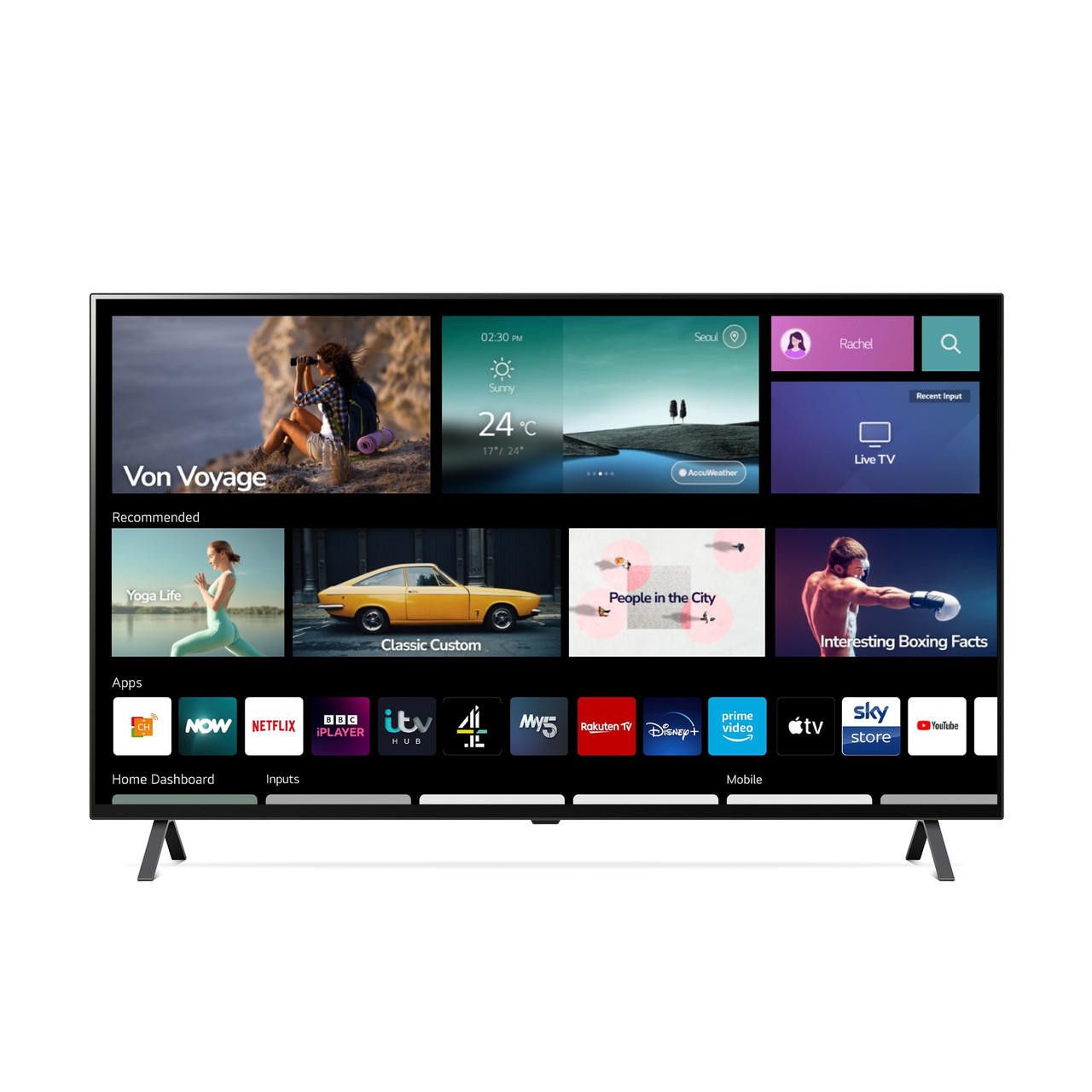 LG OLED 2022 | 55 Inch | A2 series| 4k Cinema HDR | AI Sound Pro | Magic Remote | Self-lit | Immersive Surround Sound | WebOS | Smart AI ThinQ