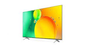 LG NanoCell TV 65 Inch NANO77 Series, Cinema Screen Design 4K Active HDR WebOS Smart AI ThinQ