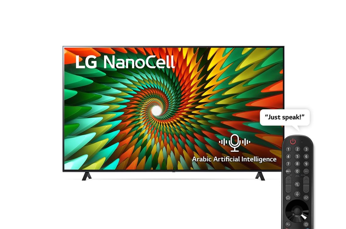 LG, Nanocell TV, 75 inch NANO77R series, WebOS Smart AI ThinQ, Magic Remote, AI Sound Pro (5.1.2ch), 2023 New