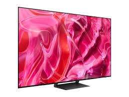 SAMSUNG 65-Inch Class OLED 4K S90C Series Quantum HDR, Dolby Atmos Object Tracking Sound Lite, Ultra Thin, Q-Symphony 3.0, Gaming Hub, Smart TV with Alexa Built-in (QN65S90C, 2023 Model), Titan Black
