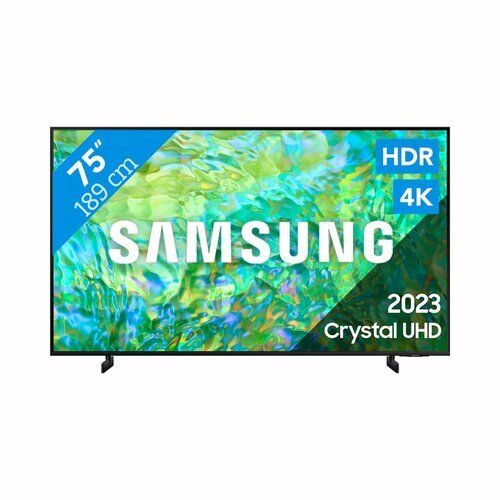 Samsung 75CU8000 75 Inch Crystal 4K UHD Smart LED TV With Built In Receiver (2023)