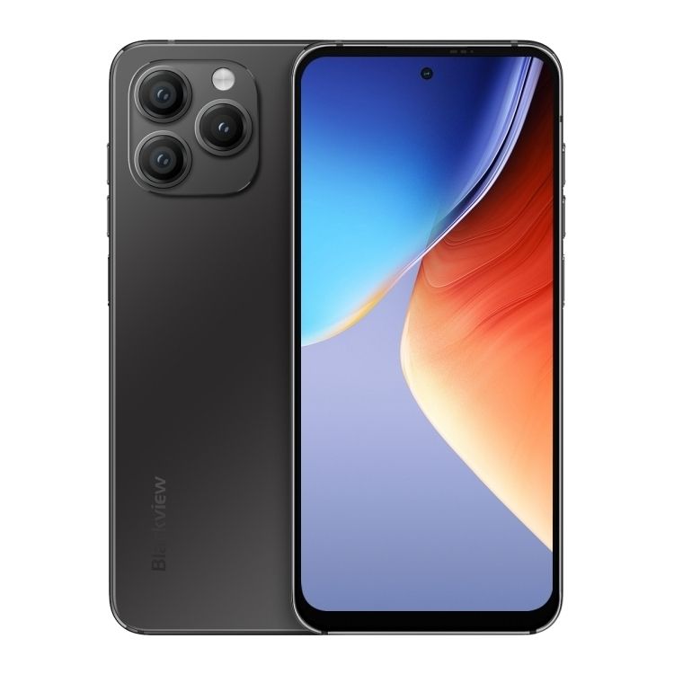 Blackview A96 12GB+256GB  6.5 Inches 48MP+8MP+16MP Camera Android 13 Fingerprint Identification Smartphone Helio G99 4380 mAh Mobile Phone 6.5'' 2.4K Display With 120Hz Cellphone