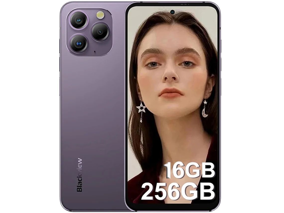Blackview A96 12GB+256GB  6.5 Inches 48MP+8MP+16MP Camera Android 13 Fingerprint Identification Smartphone Helio G99 4380 mAh Mobile Phone 6.5'' 2.4K Display With 120Hz Cellphone
