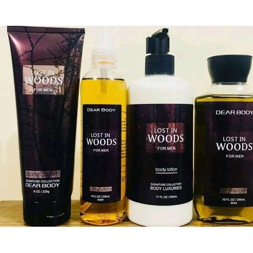 Dear Body Lost ln Woods for MEN 4in1 Set (Check out for variation on each product)