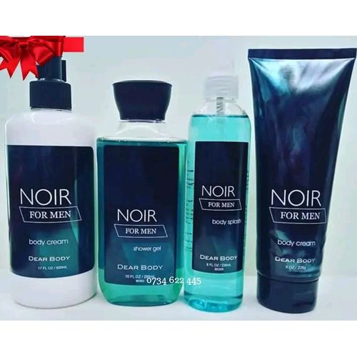 Dear Body Noir For Men 4in1 (Pump lotion/ body splash/ body cream /shower gel - Check out on variations)